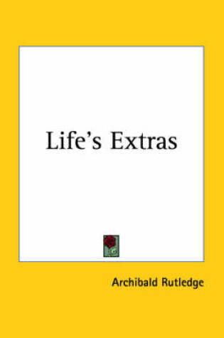 Cover of Life's Extras (1928)