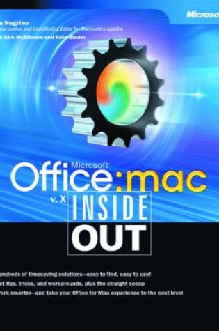 Cover of Microsoft Office v. X for Mac Inside Out