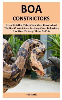 Book cover for Boa Constrictors