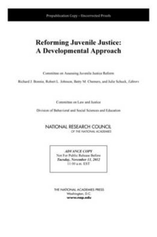 Cover of Reforming Juvenile Justice