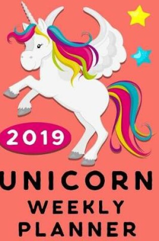 Cover of 2019 Unicorn Weekly Planner