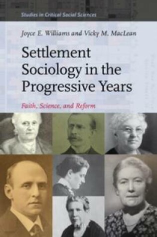 Cover of Settlement Sociology in the Progressive Years