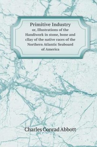 Cover of Primitive Industry or, Illustrations of the Handiwork in stone, bone and cllay of the native races of the Northern Atlantic Seaboard of America