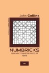 Book cover for Numbricks - 120 Easy To Master Puzzles 12x12 - 8