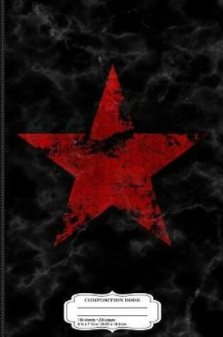 Cover of Vintage Distressed Soviet Red Army Star Composition Notebook