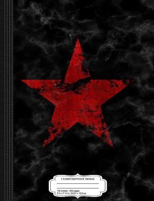 Book cover for Vintage Distressed Soviet Red Army Star Composition Notebook