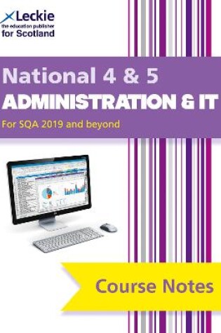 Cover of National 4/5 Administration and IT