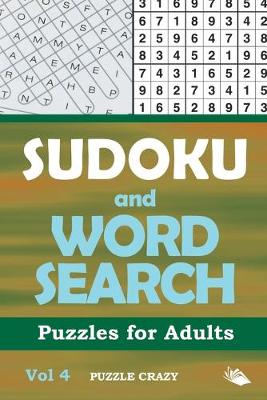 Book cover for Sudoku and Word Search Puzzles for Adults Vol 4