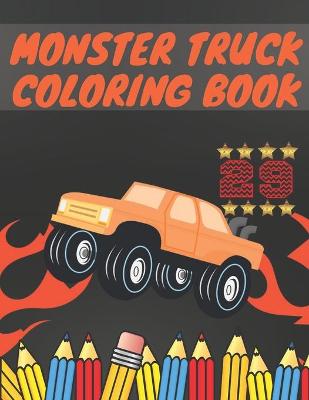 Book cover for Monster Truck Coloring Book