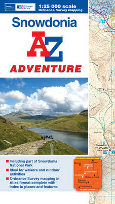 Book cover for Snowdonia Adventure Atlas