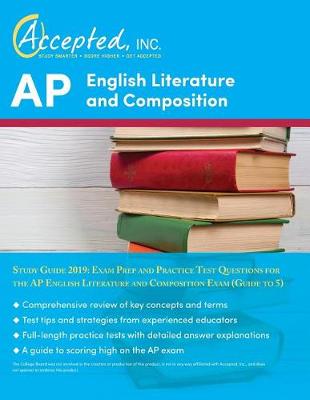 Book cover for AP English Literature and Composition Study Guide 2019