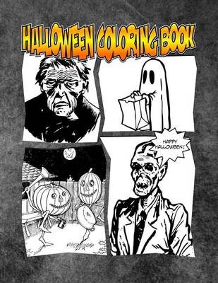 Book cover for Halloween Coloring Book