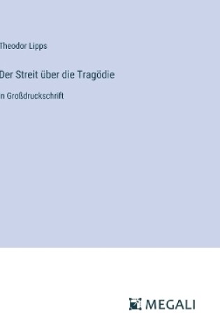 Cover of Der Streit über die Tragödie