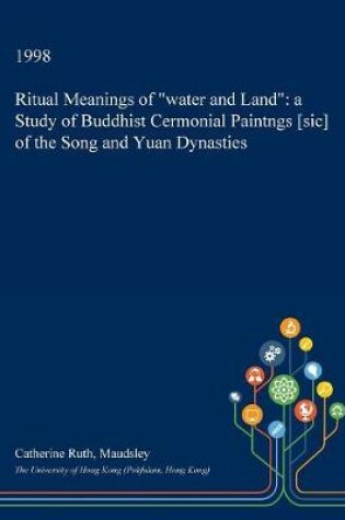 Cover of Ritual Meanings of Water and Land