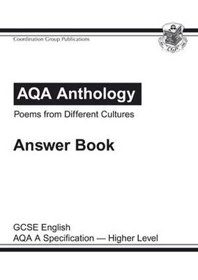 Cover of GCSE English AQA A Anthology Answerbook - Higher level