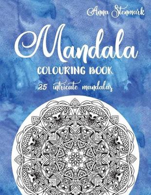 Cover of Mandala colouring book - 25 intricate mandalas