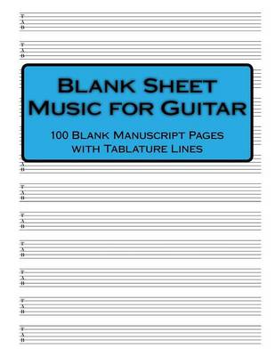 Book cover for Blank Sheet Music for Guitar