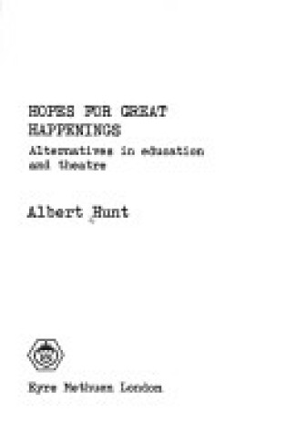 Cover of Hopes for Great Happenings