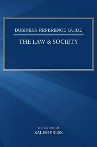 Cover of The Law & Society