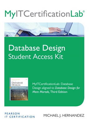 Book cover for Database Design for Mere Mortals® myITcertificationlabs--Access Card