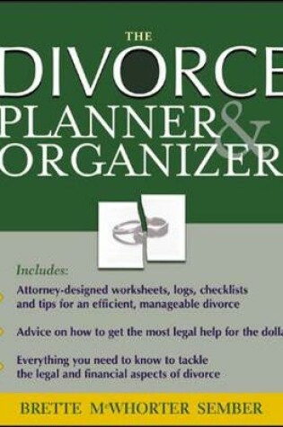 Cover of The Divorce Organizer & Planner