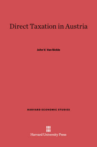 Cover of Direct Taxation in Austria