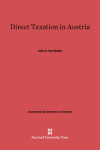 Book cover for Direct Taxation in Austria