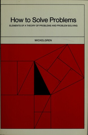 Book cover for How to Solve Problems