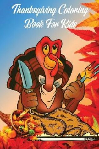 Cover of Thanksgiving coloring book for kids