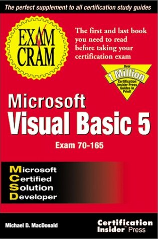 Cover of Mcsd Microsoft Visual Basic 5 Exam Cram