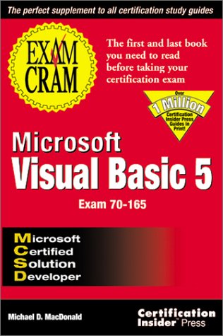 Book cover for Mcsd Microsoft Visual Basic 5 Exam Cram