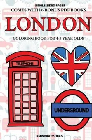 Cover of Coloring Book for 4-5 Year Olds (London)