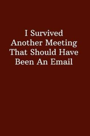 Cover of I Survived Another Meeting That Should Have Been An Email.