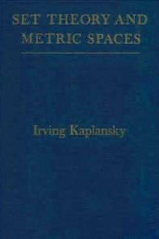 Cover of Set Theory and Metric Spaces