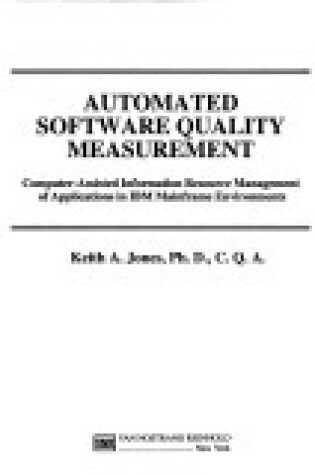 Cover of Automated Software Quality Measurement