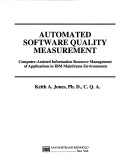 Book cover for Automated Software Quality Measurement