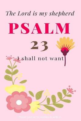 Book cover for Psalm 23