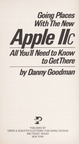 Book cover for Going Places with the New Apple IIc