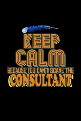 Book cover for Keep calm because you can't scare the consultant