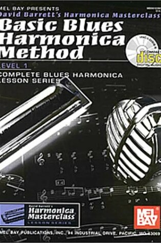 Cover of Basic Blues Harmonica Method Level 1 Book/CD Set