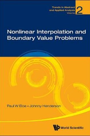 Cover of Nonlinear Interpolation And Boundary Value Problems