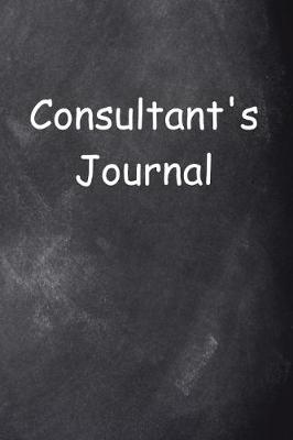 Cover of Consultant's Journal Chalkboard Design