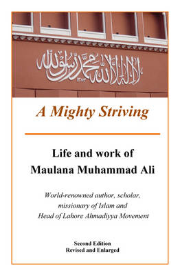 Book cover for A Mighty Striving