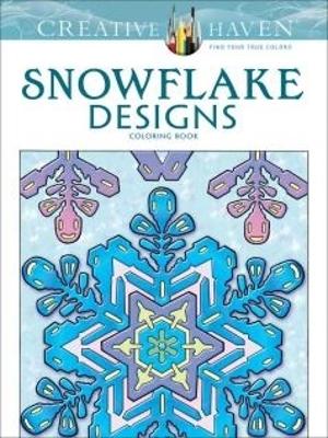 Book cover for Creative Haven Snowflake Designs Coloring Book