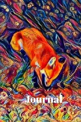 Cover of Colorful Red Fox Pretty Journal for Daily Thoughts Gift Notebook Cute Diary for Women & Girls