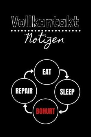 Cover of Vollkontakt Notizen - Eat Sleep Bohurt Repair