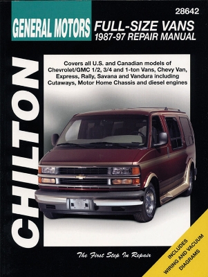 Book cover for Chevrolet Vans (87 - 97) (Chilton)