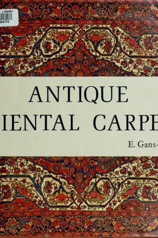Cover of Antique Oriental Carpets