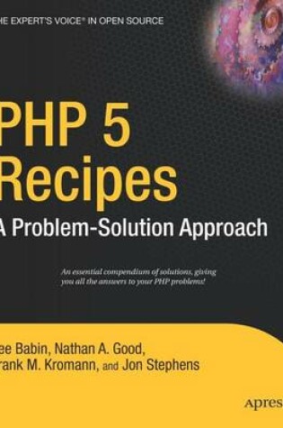 Cover of PHP 5 Recipes: A Problem-Solution Approach