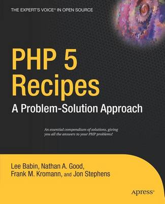 Book cover for PHP 5 Recipes: A Problem-Solution Approach